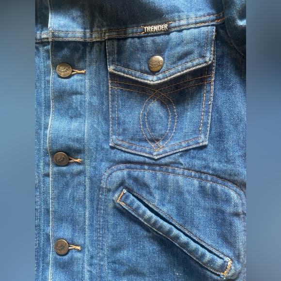 Vintage western denim jacket - Picture 4 of 9